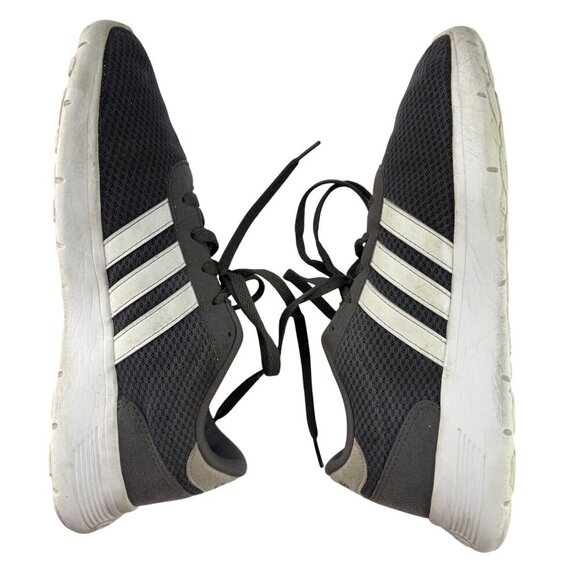 Adidas Men's NEO Lite Racer Running Casual Sneaker Gray/White Size US 9 - Picture 4 of 8